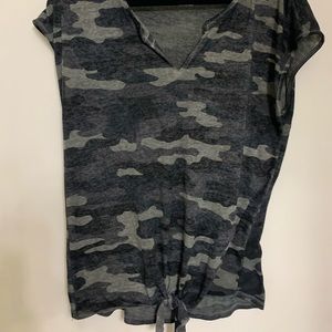 Lucky Brand Camo Tie Tee